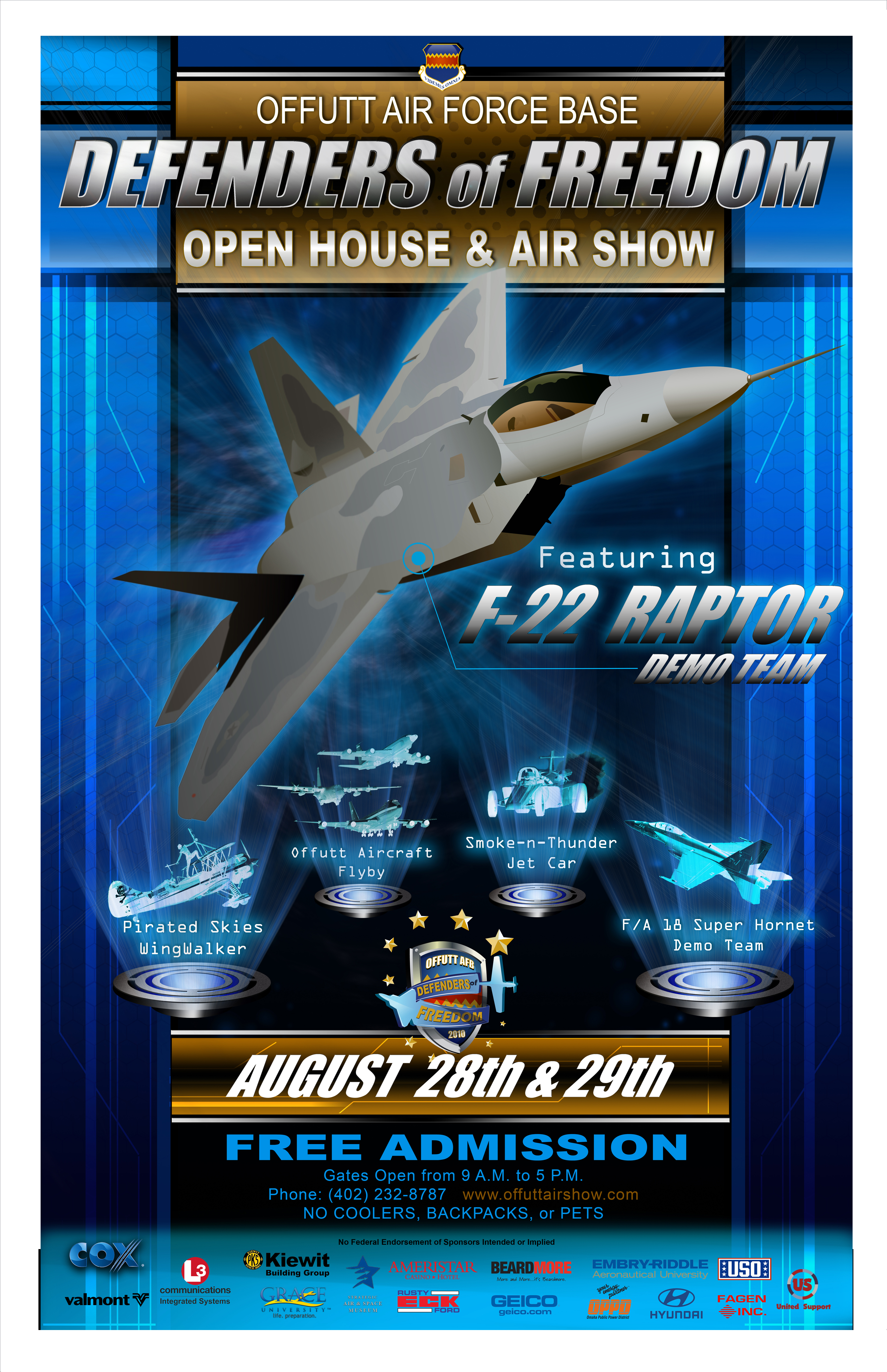 2010 Defenders of Freedom Air Show poster